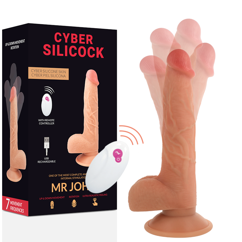 CYBER SILICOCK - REALISTIC DILDO MR JOHN 23.88 CM - APP